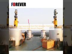 Équipement de distillation moléculaire à voie courte à haute séparation